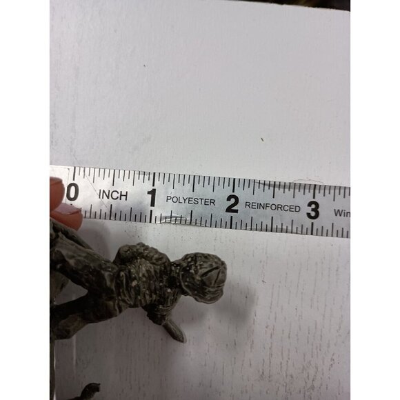 Vintage 1976 F. Robert Drury International Pewter Raft Explorers Figurine - Picture 9 of 9